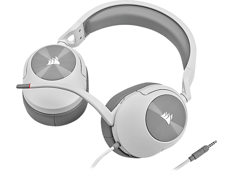 CORSAIR HS55 Surround, Over-ear Gaming Headset Weiß