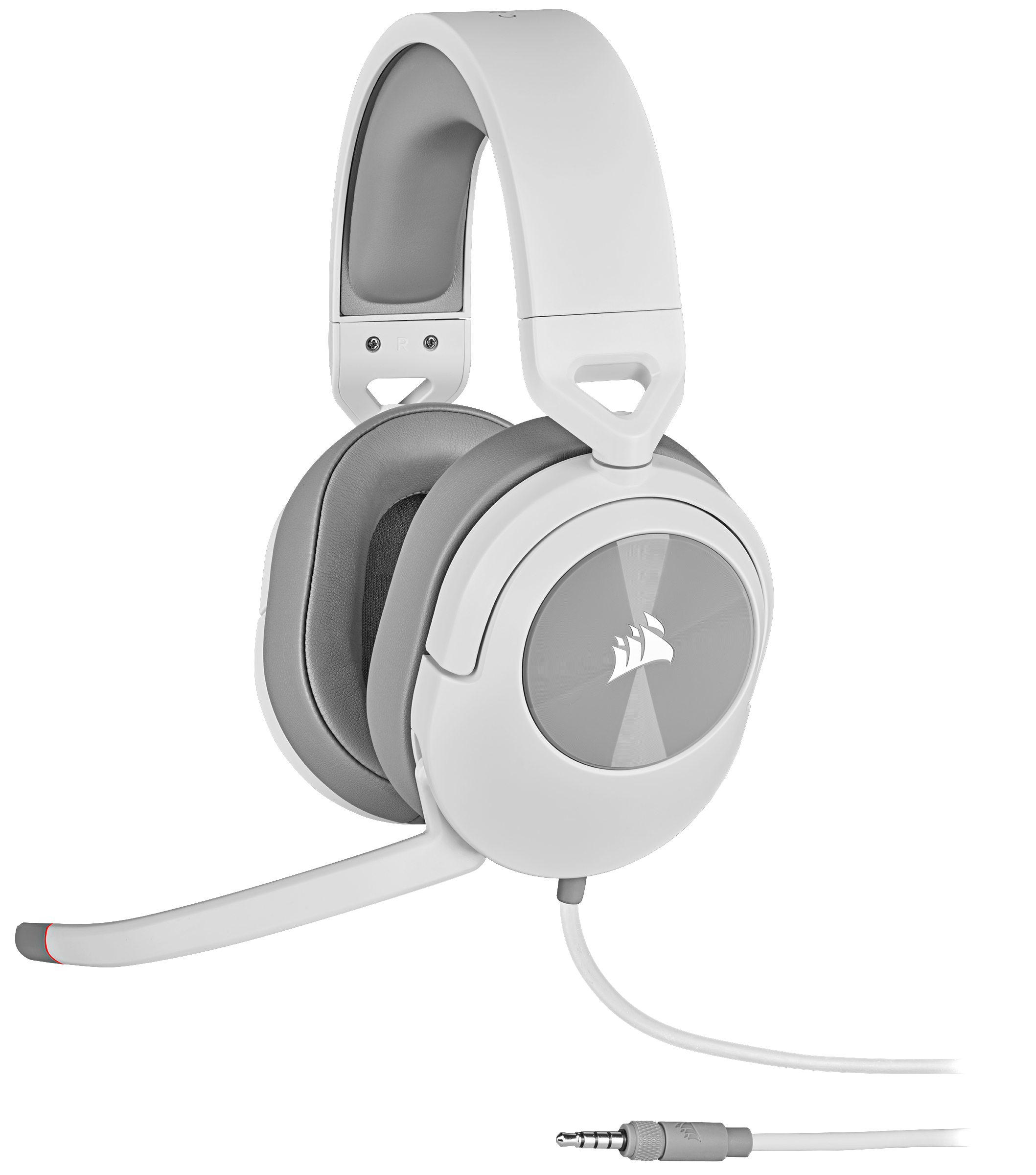 CORSAIR HS55 Surround, Over-ear Weiß Headset Gaming