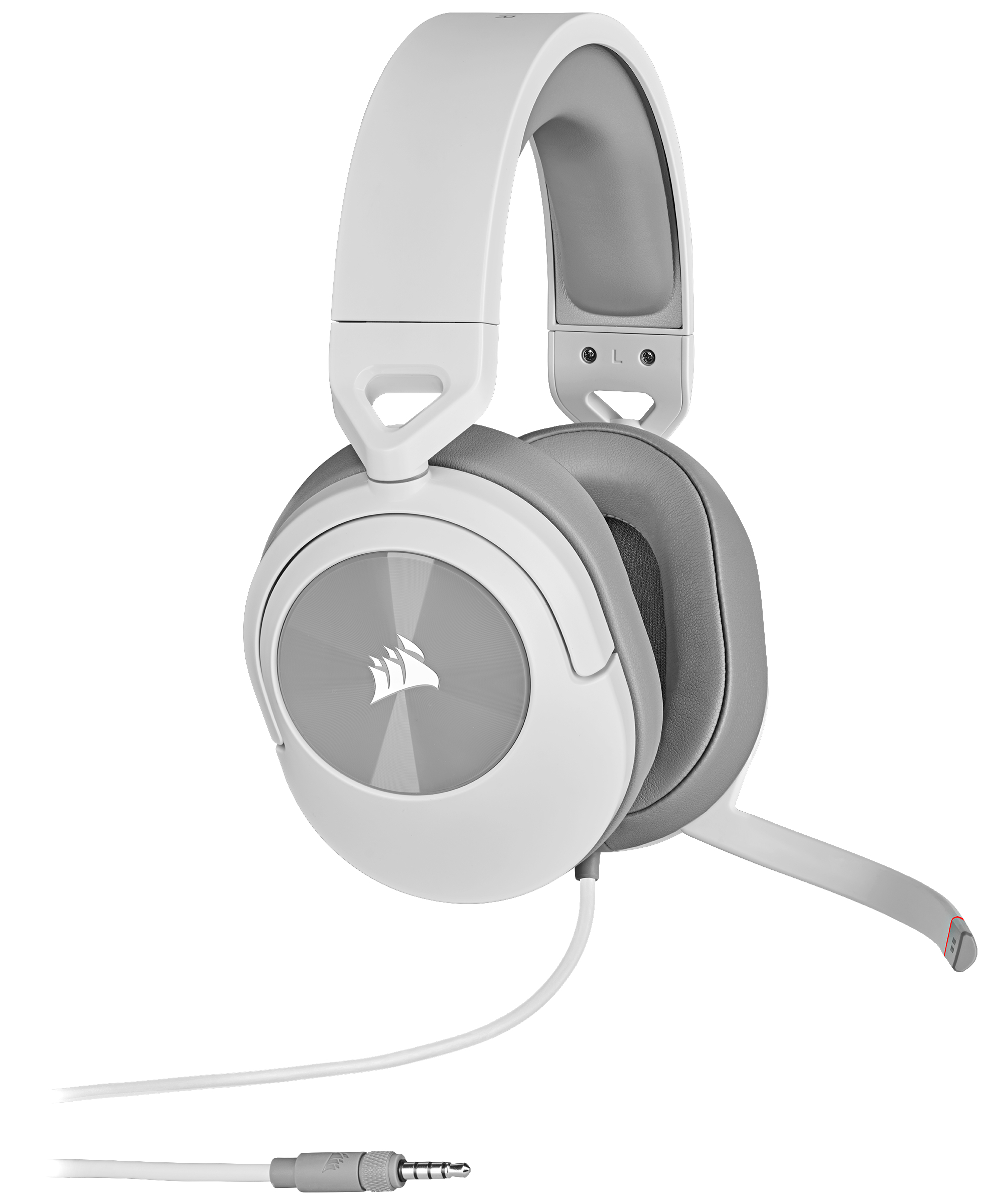 CORSAIR HS55 Surround, Over-ear Weiß Headset Gaming