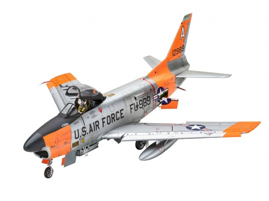 Model Sabre Dog Modellbausatz, Mehrfarbig Set REVELL F-86D