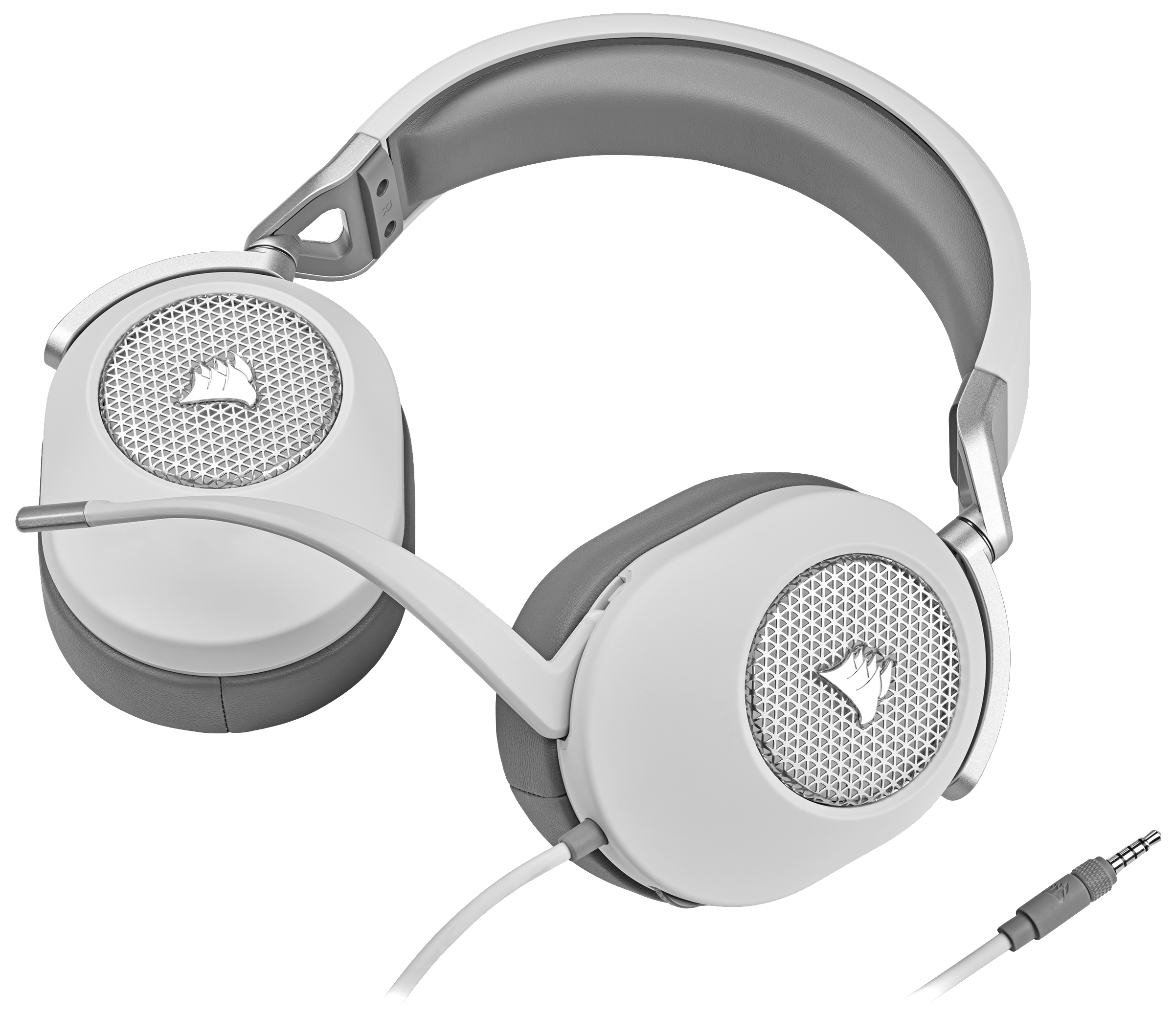 Over-ear Gaming CORSAIR Weiß Surround, HS65 Headset