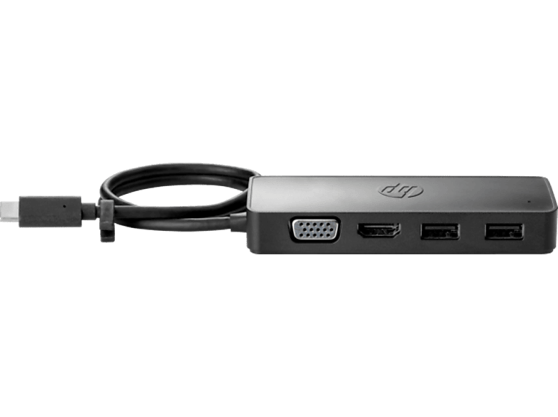 HP 235N8AA Travel USB- C Hub Siyah_1