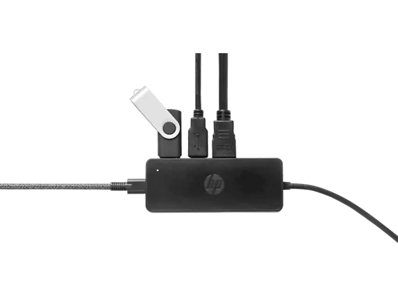 HP 235N8AA Travel USB- C Hub Siyah_3