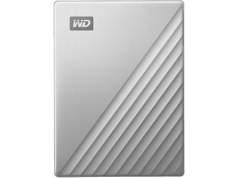 Western Digital Externe Harde Schijf My Passport Ultra 4tb Silver (wdbftm0040bsl-wesn)