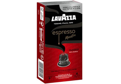 Lavazza Espresso Maestro Ristretto Cápsulas para Cafeteras Nespresso Caja  de 10 Unidades, PcCompone