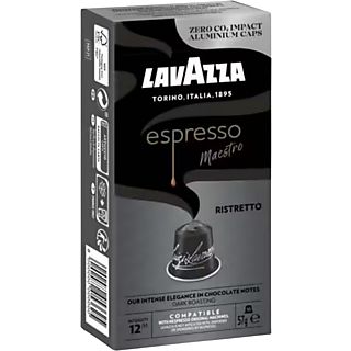 Cápsulas monodosis - Lavazza Espresso Maestro Ristretto, 10 cápsulas,  Compatibles con el sistema Nespresso, Negro