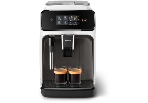 Cafetera superautomática  Philips EP2220/10, Molinillo integrado,  Espumador de leche clásico, Filtro AquaClean, 1500W, 15 bar, 2 tazas, Negro
