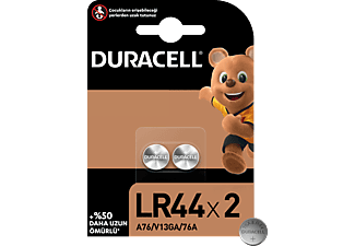 DURACELL LR44 2'li 1.5 Volt Düğme Pil_0