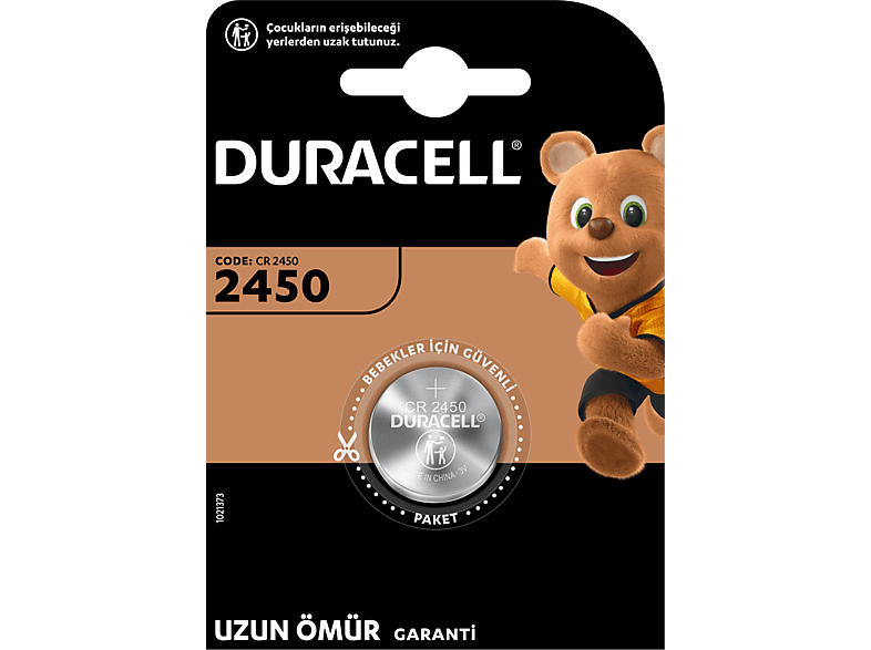 DURACELL 2450 3Volt Düğme Pil