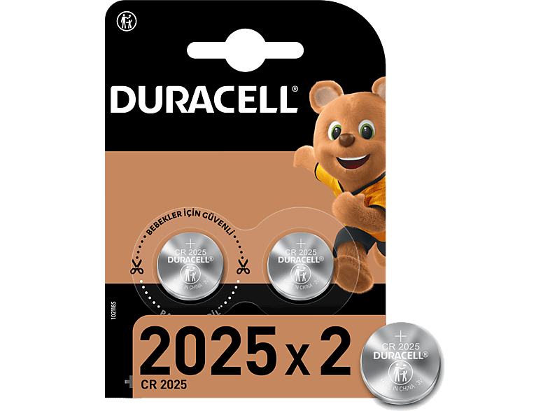 DURACELL 2025 2'li 3Volt Düğme Pil