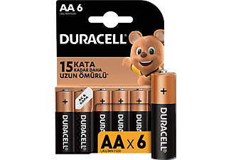 DURACELL 6'lı AA Basic Kalem Pil