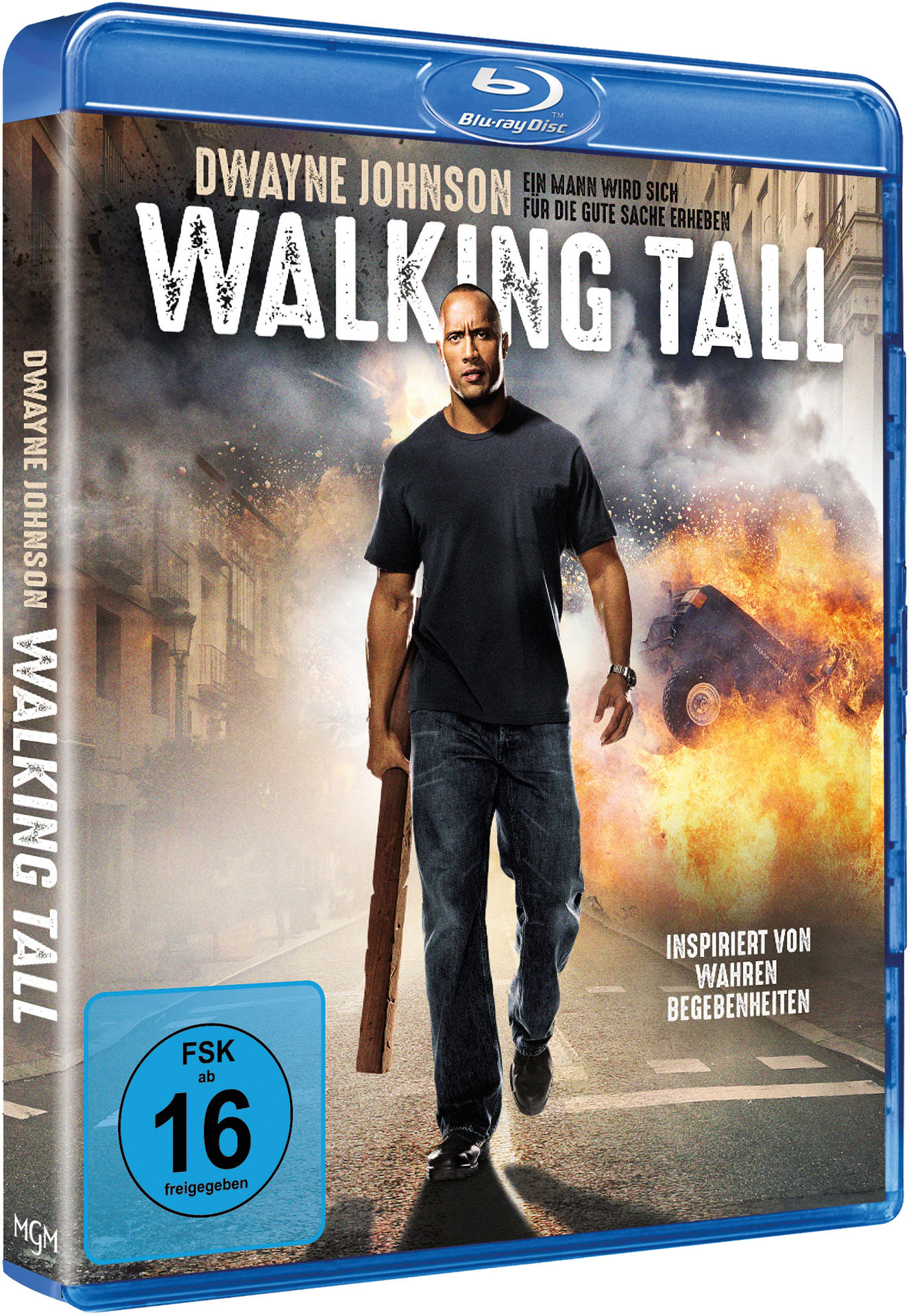 Der Film Walking Tall, eine Blu-ray-Disc-Hülle.