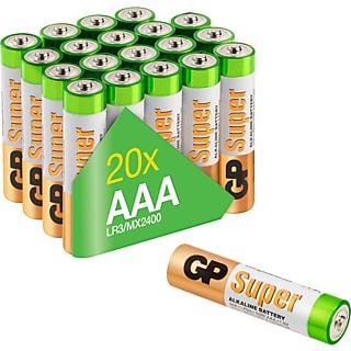 GP Alkaline Super AAA 20-pack