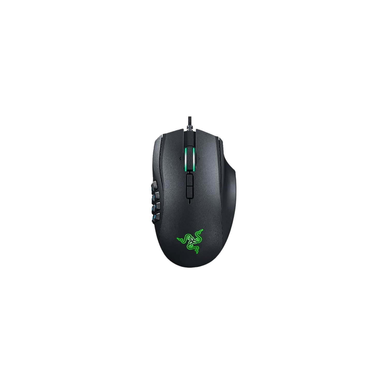 Ratón gaming - Razer Naga Trinity, 16000DPI, USB, Óptico, 19 botones personalizables, Negro y verde