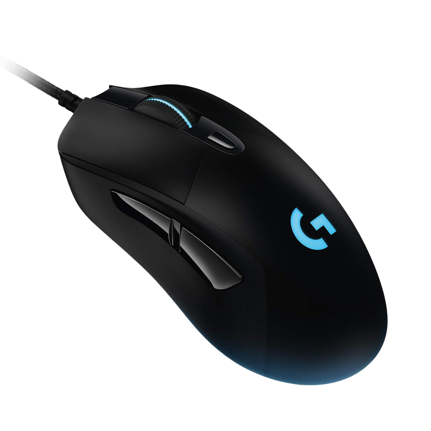 Ratón gaming - Logitech G403 Hero, 25.600 ppp, Lightsync, Peso personalizable, Negro