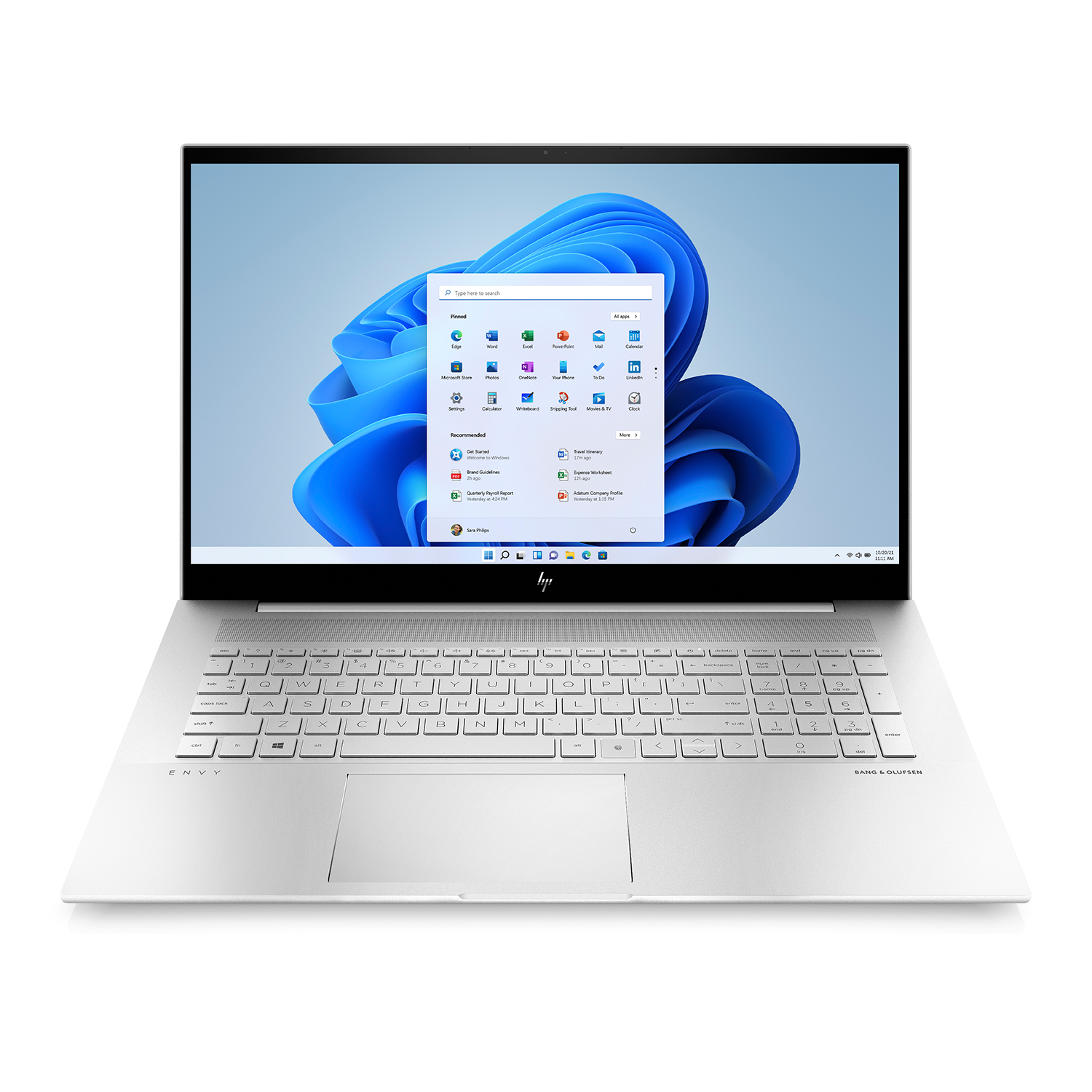 HP Envy 17-Ch1007Nl, 17,3 pollici, processore Intel® Core I7 1195G7, Intel Iris Xe Graphics, 16 GB, Silver