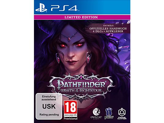 Pathfinder: Wrath of the Righteous - Limited Edition - PlayStation 4 - Tedesco