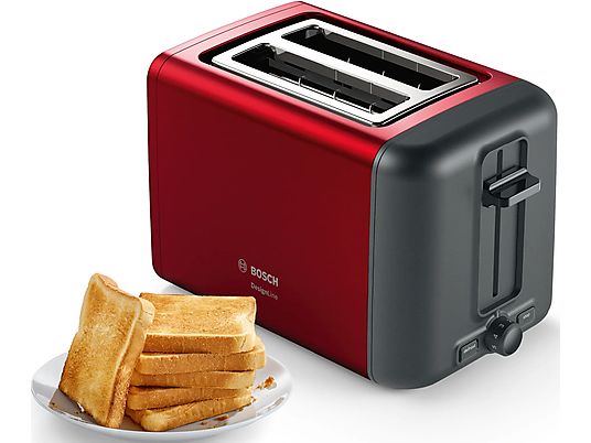 BOSCH TAT3P424DE - Toaster (Rot)