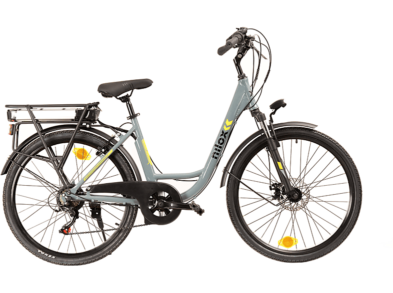 Bicicletta Elettrica NILOX X7F grigio, ruote da 26