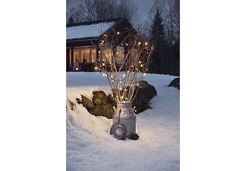 KONSTSMIDE LED Lichterkette, Transparent, Warm-Weiß Weihnachtsbeleuchtung |  MediaMarkt