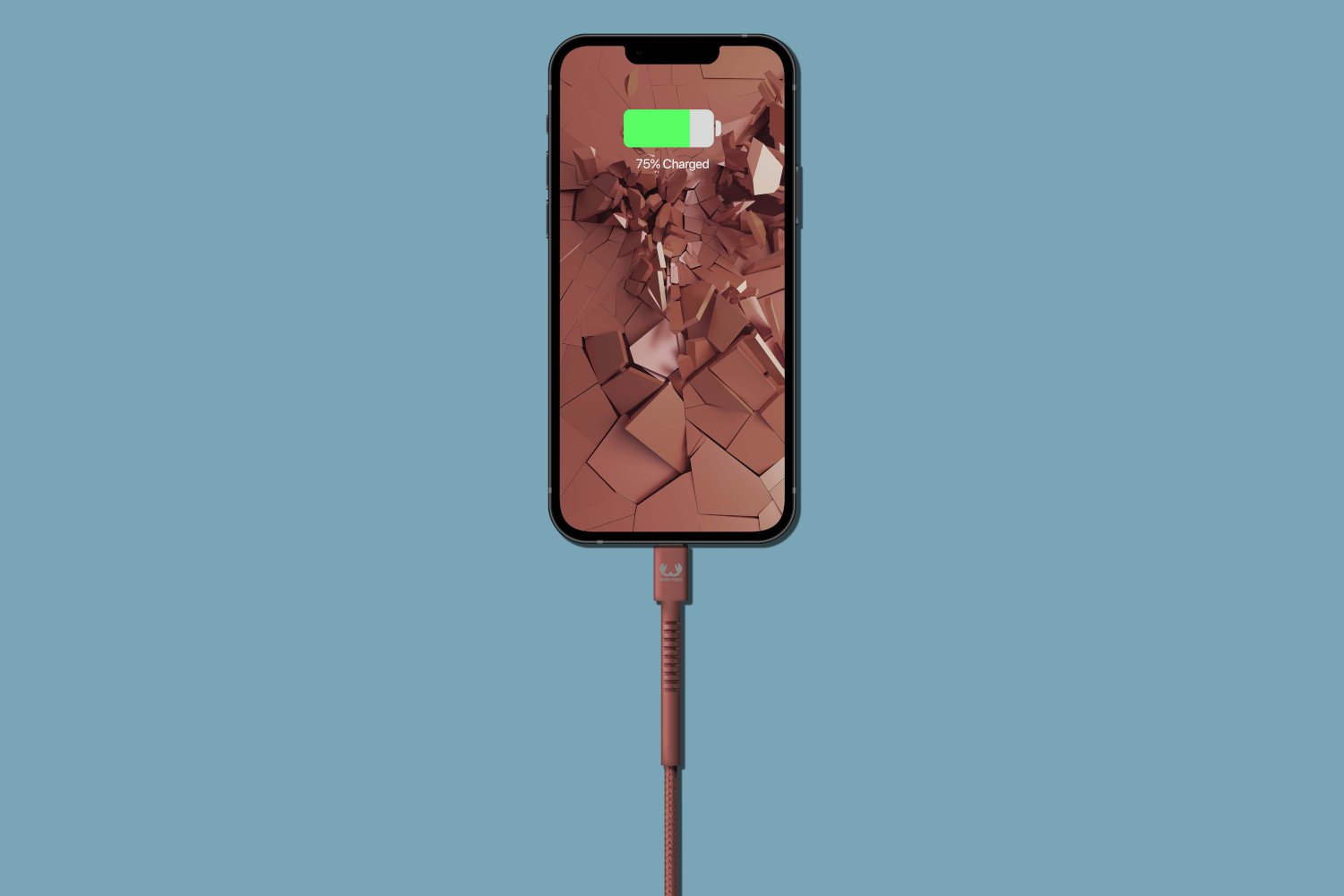 FRESH N REBEL Câble USB-C / Lightning 2 m Safari Red (2CLC200SR)