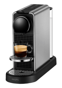 Nespresso Inissia XN1001, Macchina da caffè di Krups, Sistema Capsule  Nespresso, Serbatoio acqua 0.7L, White : : Casa e cucina