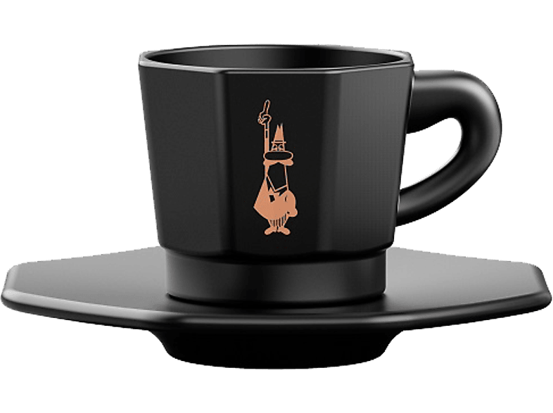 BIALETTI RTATZ403 Moka csészeszett, fekete 4 db-os