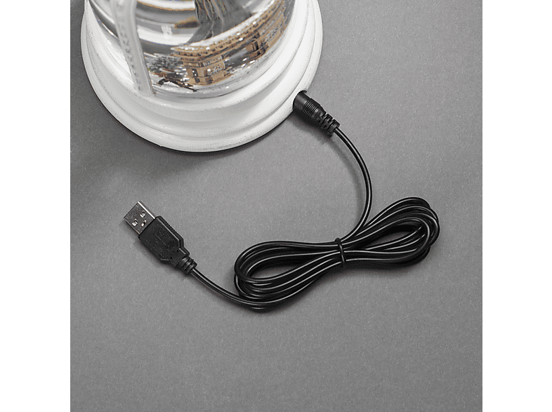 Thumbnail - KONSTSMIDE LED, "Paris Szene" Wasserlaterne, Weiß, Warm Weiß