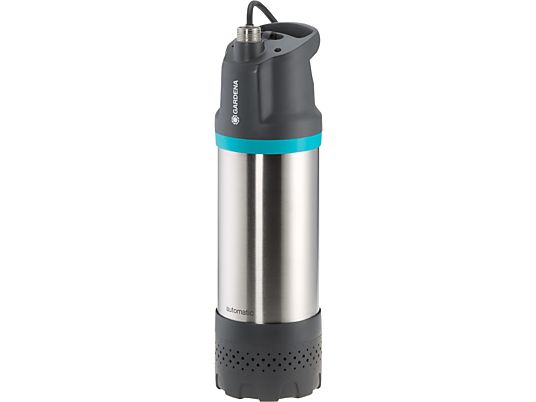 GARDENA 6100/5 Inox automatic - Pompe à pression submersible (Argent/Noir)