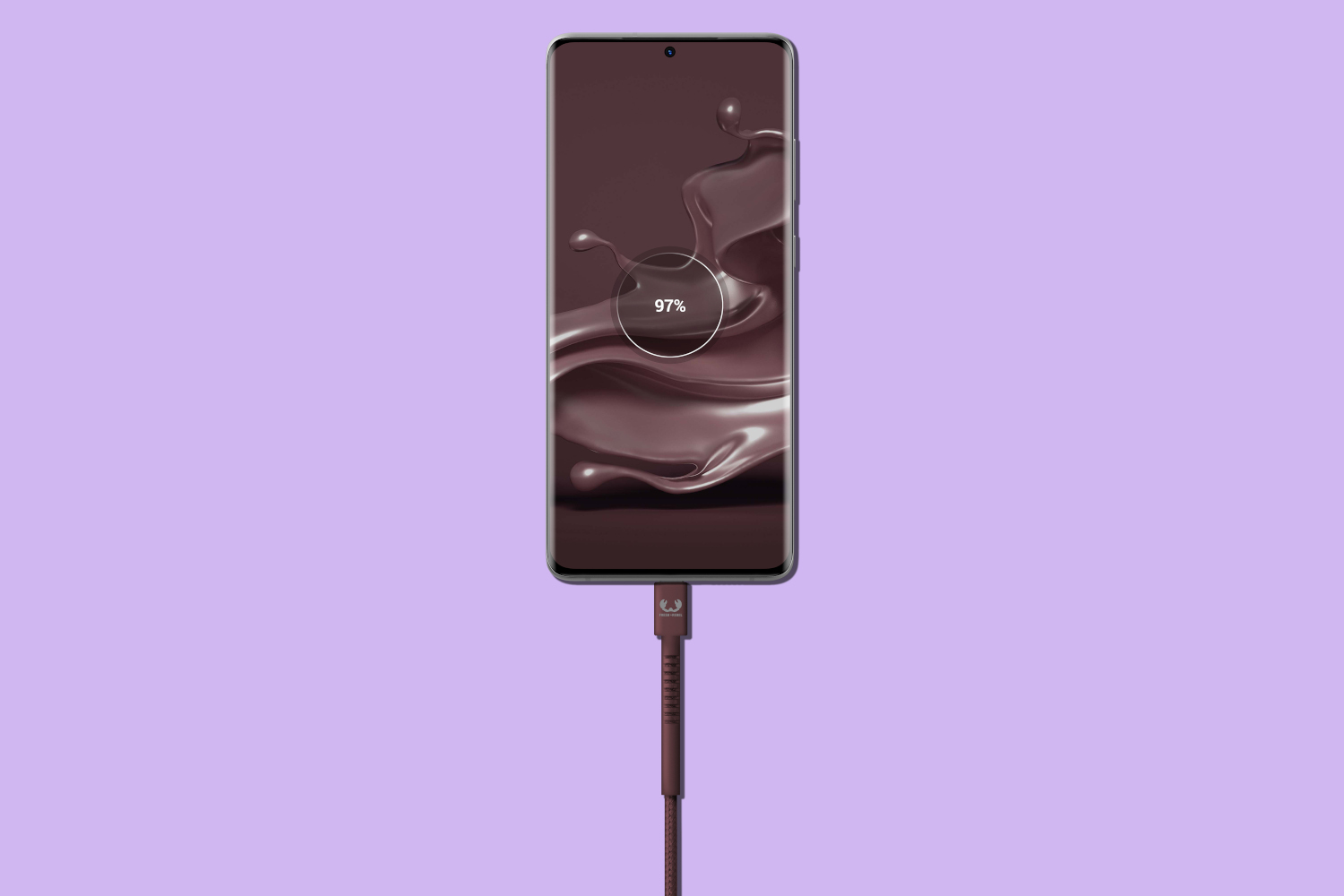 FRESH N REBEL Câble USB-C 2 m Deep Mauve (2CCC200DM)