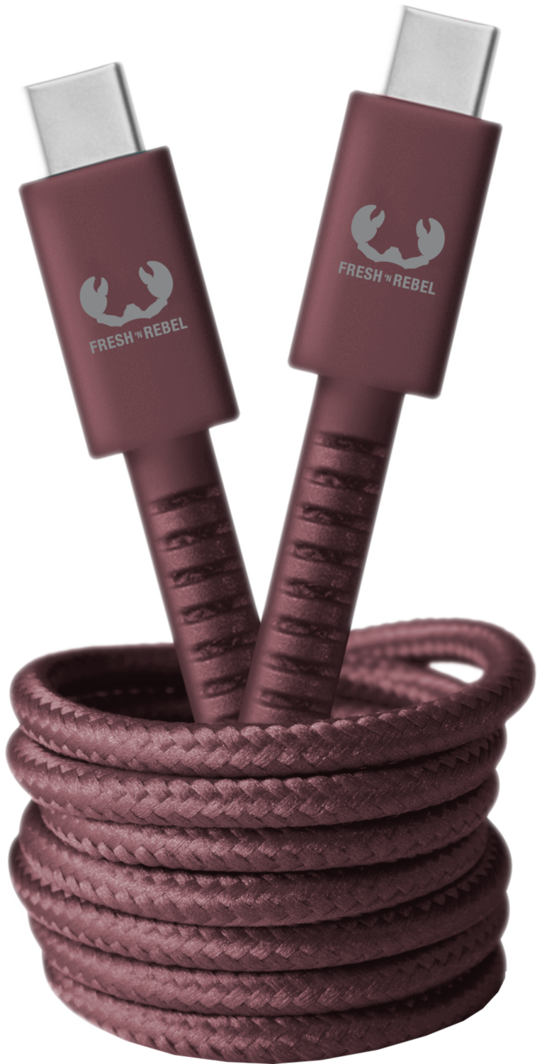 FRESH N REBEL Câble USB-C 2 m Deep Mauve (2CCC200DM)