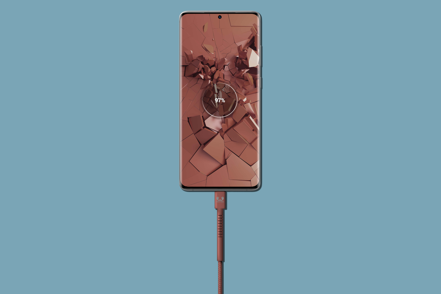 FRESH N REBEL USB-C-kabel 2 m Safari Red (2CCC200SR)