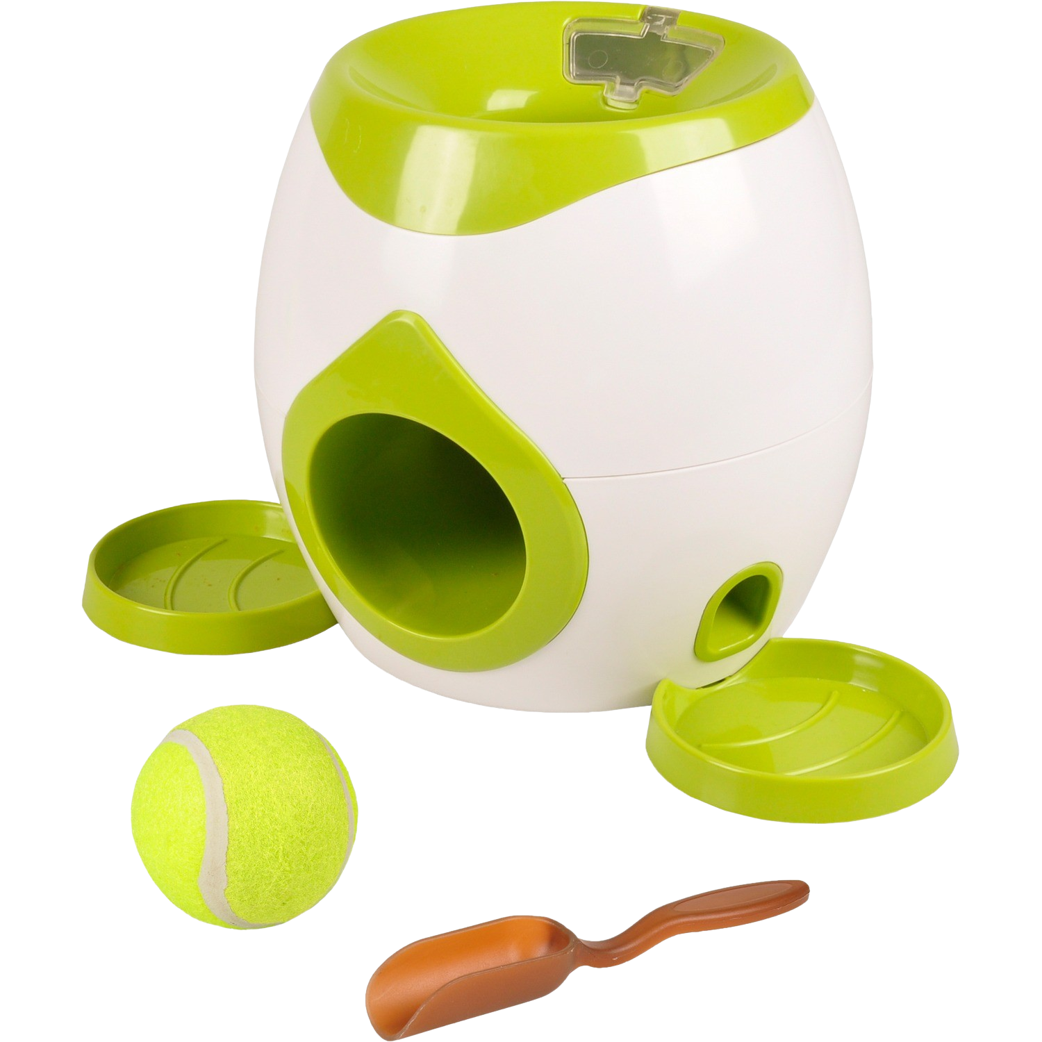 Juguete Flamingo Wilson dispensador de pelotas snacks verde jp interajuguete gatoivo golosinas+pelota tenis 18cm interactivo buscarecompensa