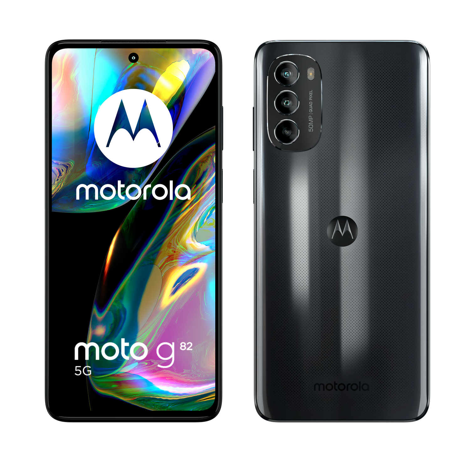 Motorola G82 5g gris oscuro 128 gb 6 ram 6.6 full hd+ qualcomm® snapdragon™ 695 5000mah android 6+128 pantalla oled de 66 120 hz sistema ois 50 mp dolby atmos® 5000 6128