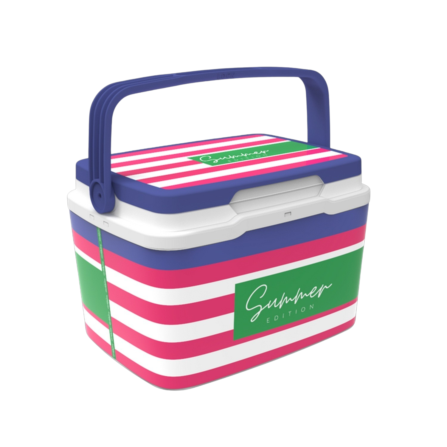 Nevera Playa Sp berner 34688 pink navy 5 aislante superior de casi 5.5 horas capacidad 6