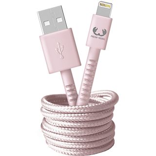 FRESH N REBEL Câble USB-A Lightning 2 m Smokey Pink (2ULC200SP)