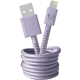 FRESH N REBEL Câble USB-A Lightning 2 m Dreamy Lilac (2ULC200DL)