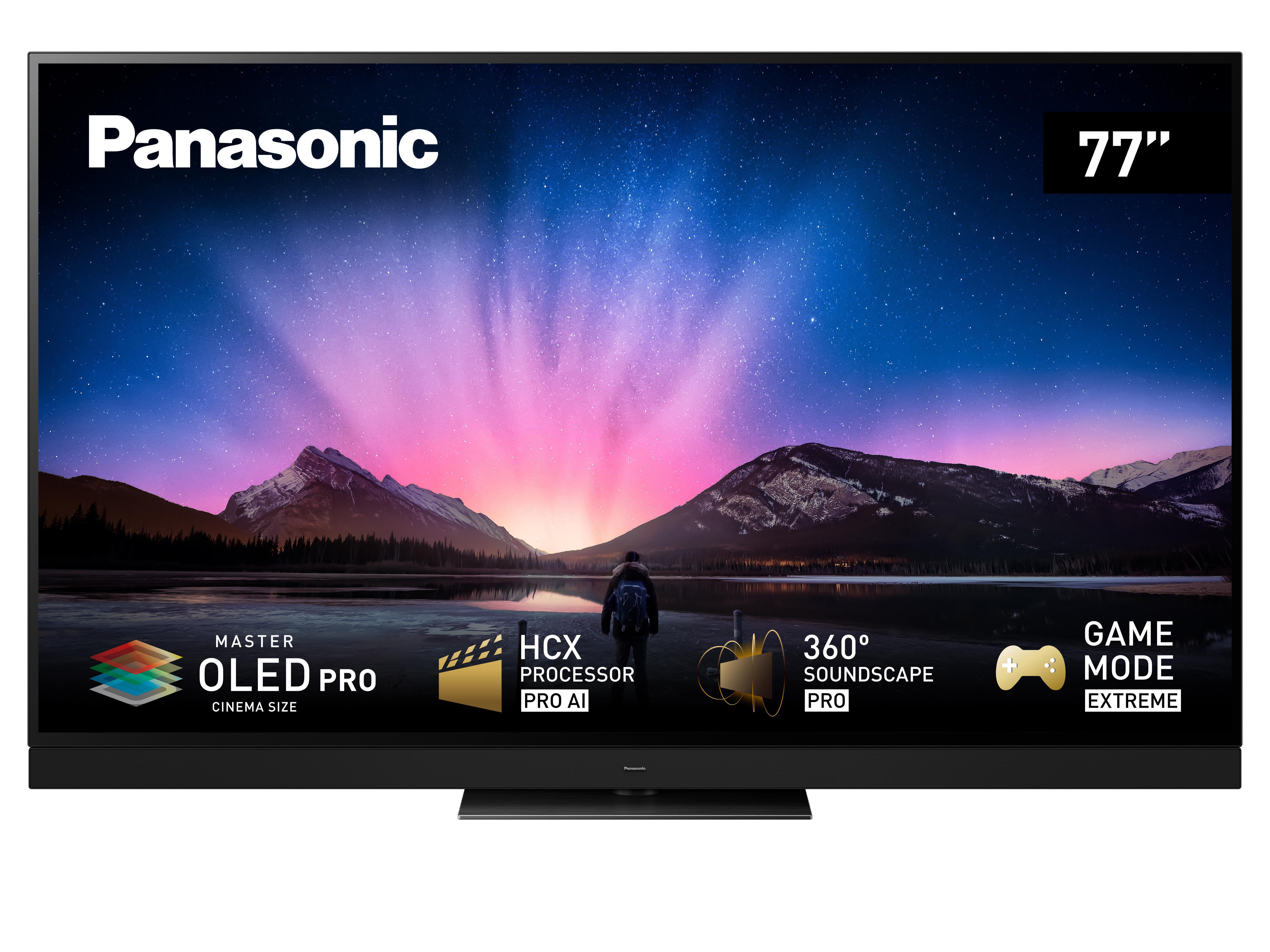 PANASONIC TX-77LZW2004 OLED TV (Flat, 77 Zoll / 195 cm, UHD 4K, SMART TV, my Home Screen 7.0)