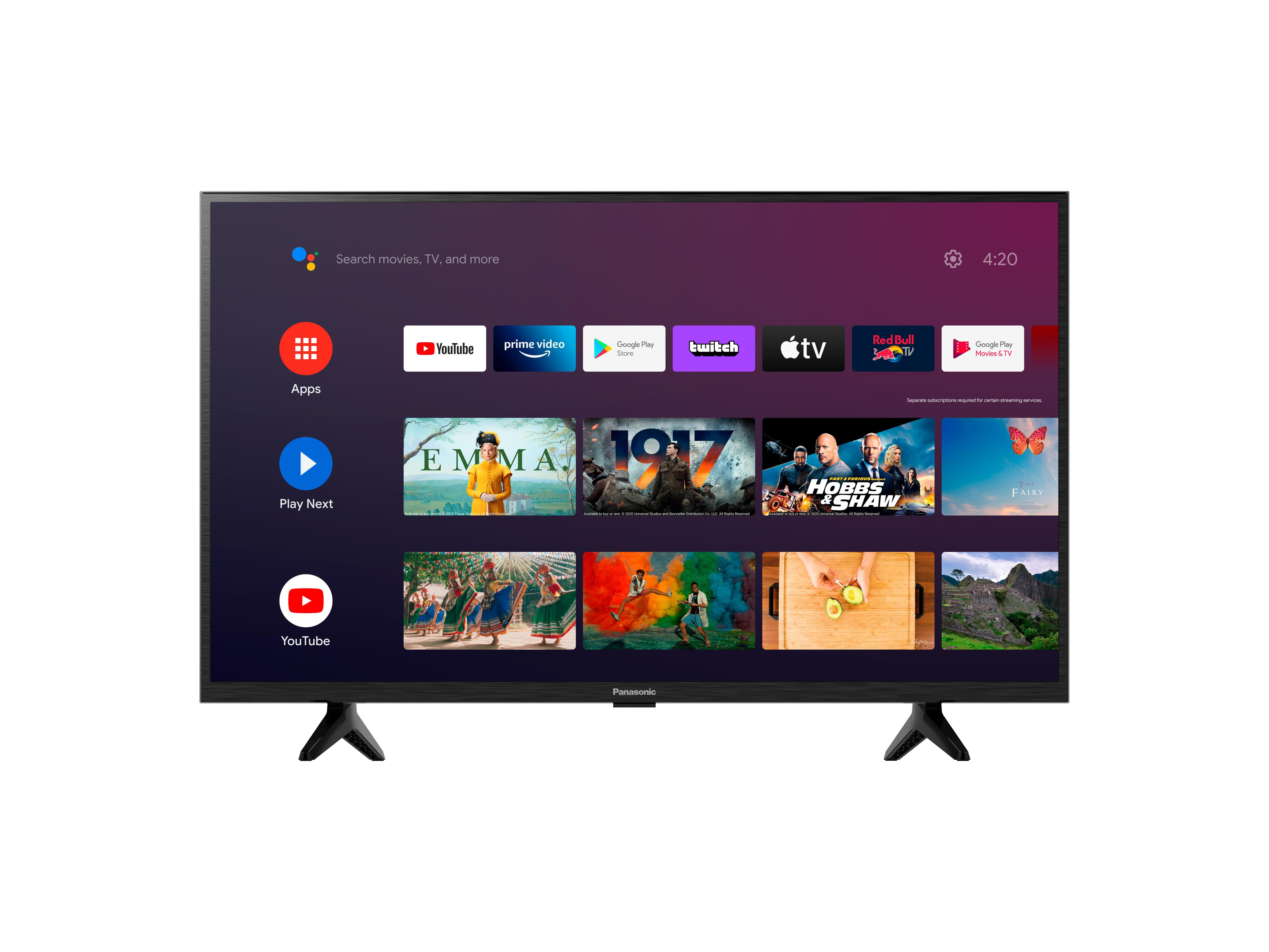 PANASONIC TX-32LSW504 LED TV (Flat, 32 Zoll / 81 cm, HD, SMART TV, Android)