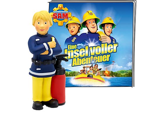 TONIES Feuerwehrmann Sam: Eine Insel voller Abenteuer (Audiolibro per bambini in lingua tedesca) - Toniebox / D (Multicolore)