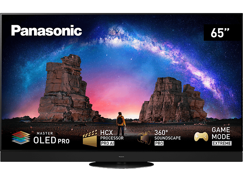 PANASONIC TX-65LZW2004 OLED TV (Flat, TV, / SMART 7.0) UHD 164 Screen my 65 Home cm, Zoll 4K