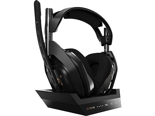 ASTRO GAMING A50 (2019) + Base Station - Cuffie da gaming, Nero/Oro