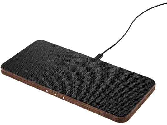 WOODCESSORIES MultiPad - Station de charge Wireless (noyer/lin)