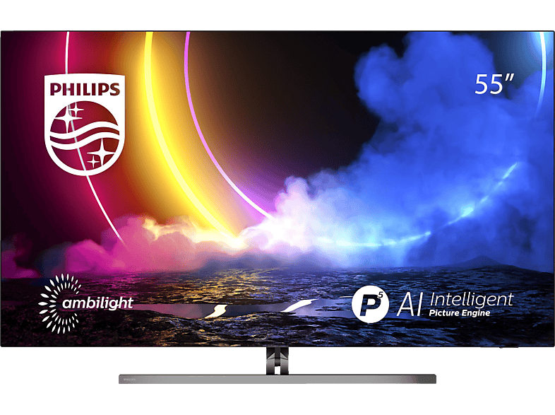 OLED TV PHILIPS 55OLED856/12 OLED TV (Flat, 55 Zoll / 139 cm, UHD 4K ...