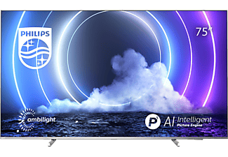 PHILIPS 75PML9506 LED TV (Flat, 75 Zoll / 189 cm, UHD 4K, SMART TV, Ambilight, Android TV™ 10 (Q))