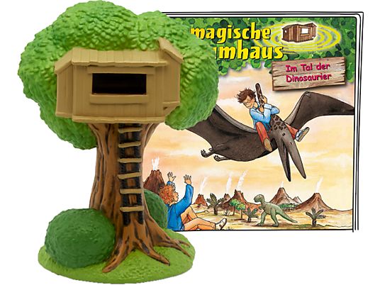 TONIES Das magische Baumhaus: Im Tal der Dinosaurier (Audiolibro per bambini in lingua tedesca) - Toniebox / D (Multicolore)