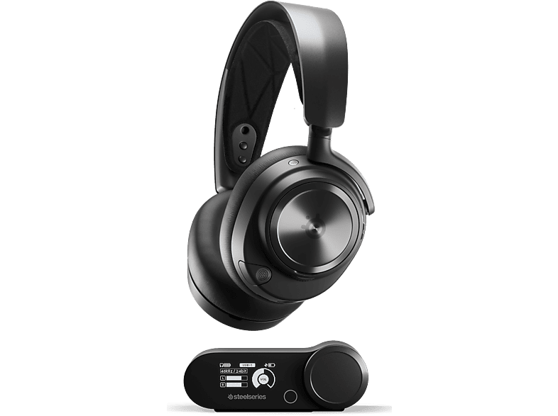 STEELSERIES Arctis Nova Pro Wireless PC és PS vezeték nélküli headset, 2,4GHz, Bluetooth, fekete (61520)