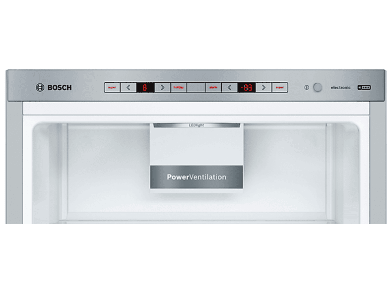 BOSCH KGE49AICA Kühlgefrierkombination (C, 419 l, 2010 mm hoch, inox-antifingerprint)