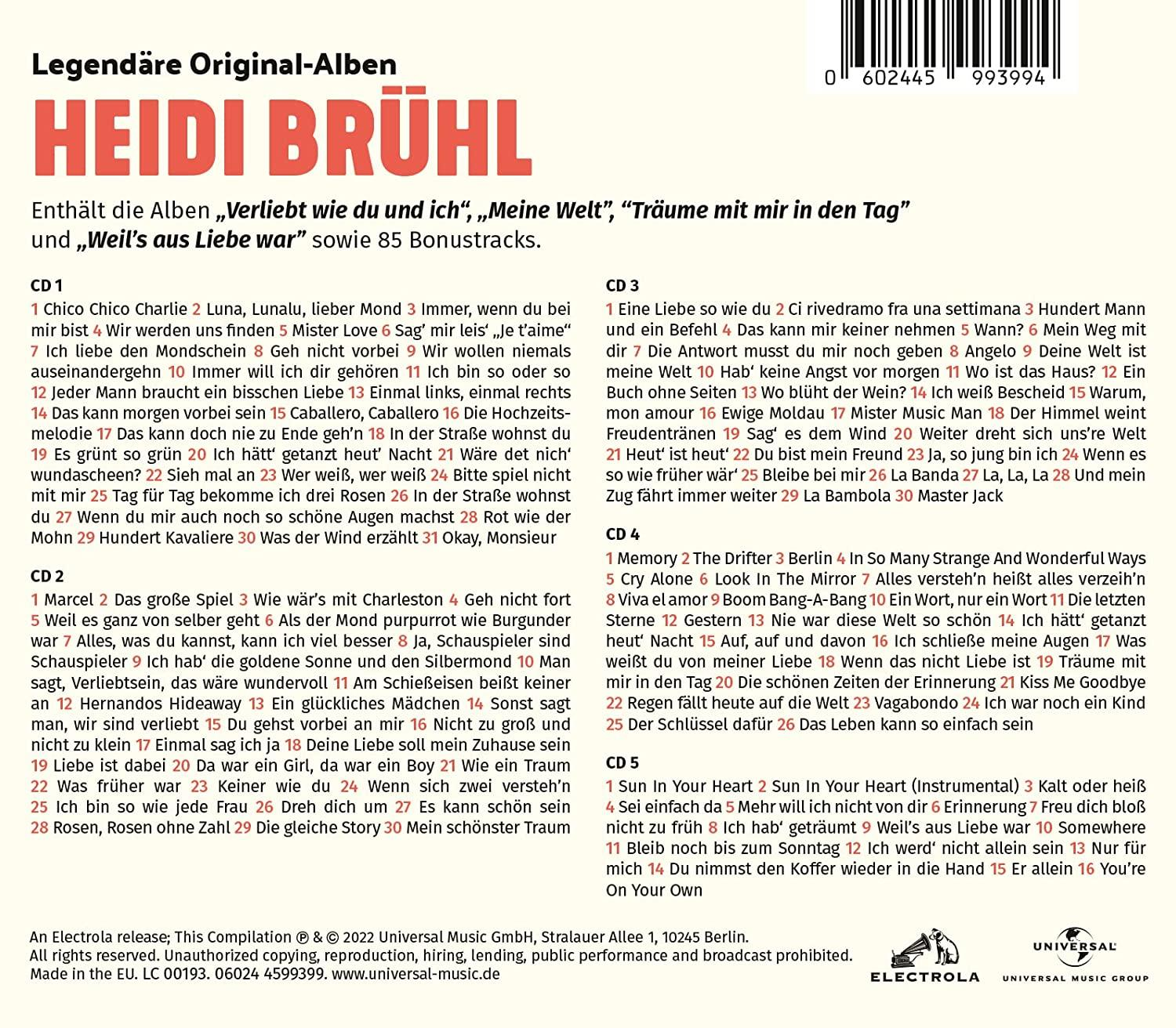 Albumcover mit Text und einem Universal Music Logo.