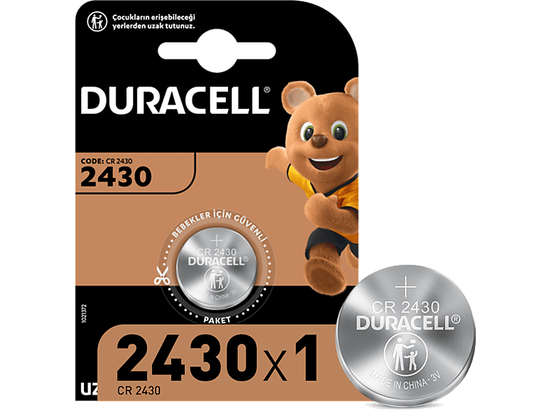 DURACELL 2430 3Volt Düğme Pil